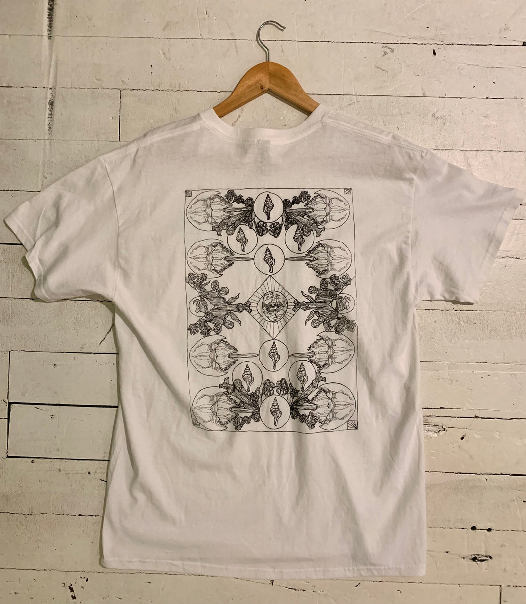8 of Shells t-shirt by Tropical Goth Prints