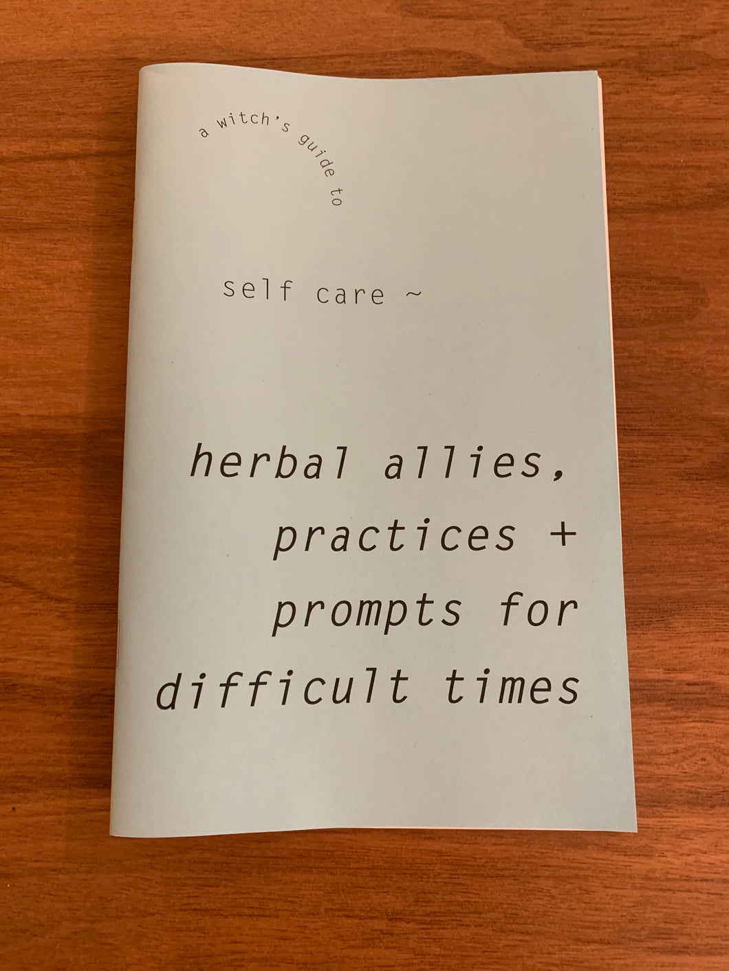 A Witch's Guide to Self Care zine